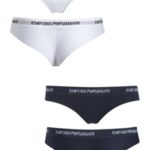 Kalhotky 2pcs 163337CC317 bílotmavěmodrá T|O Emporio Armani