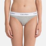 Tanga Modern Cotton F3786E-020 šedá T|O Calvin Klein