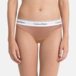 Tanga Modern Cotton F3786E-WCM hnědá T|O Calvin Klein