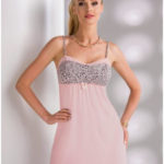 Noční košilka Donna Marika II – powder pink
