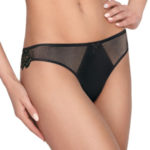 Dámská tanga 043 black