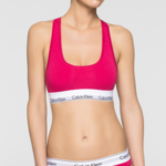 Podprsenka sportovní Bralette Modern Cotton F3785E malinová – Calvin Klein