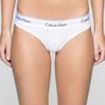 Tanga Modern Cotton F3786E bílá T|O Calvin Klein